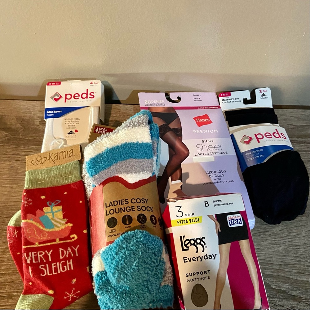 Women’s hosiery and sock bundle